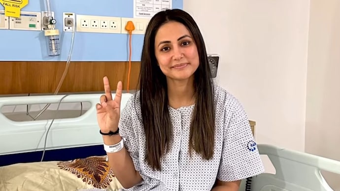 Hina Khan shocked her fans by announcing her breast cancer diagnosis.