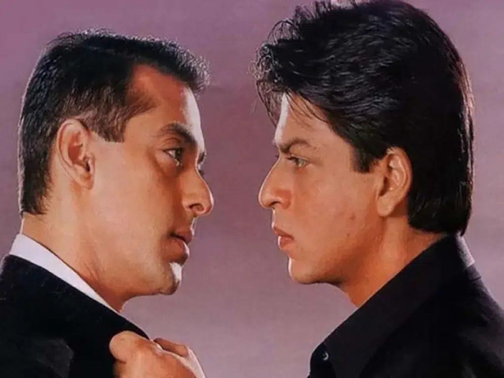 Salman Khan and Shah Rukh Khan.